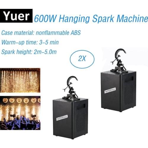 Cold Spark Fountain 600W Wedding Firework Machine Cold Spark Fountain Fireworks Machine DMX 512 Sparklers For Weddings DJ Clubs