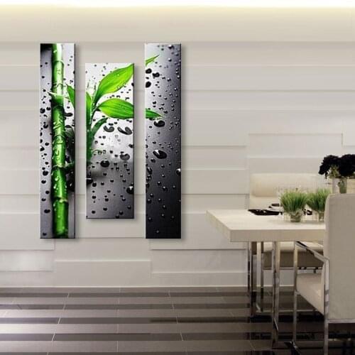 Handmade oil painting on canvas modern 100% Best Art bamboo oil painting original directly from artis FL3D-101