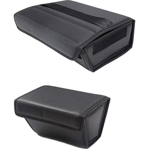 For Tesla Model Y Under Seat Storage Box, Leather Front and Rear Middle Seat Organizer Bag Car Interior Accessories
