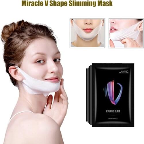 Face Lifting Mask Miracle V Shape Slimming Mask Facial Line Remover Wrinkle Double Chin Reduce Lift Bandage Skin Care Tool