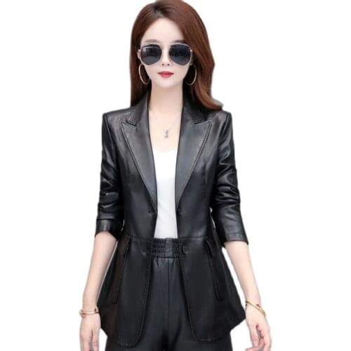 Женские кожаные куртки Lingwave China At AliExpress