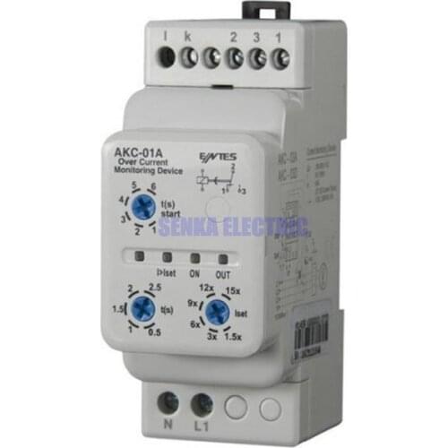 Din Rail Current Protective Relay Multi-setting Multifunction Overcurrent Protection Monitoring Device