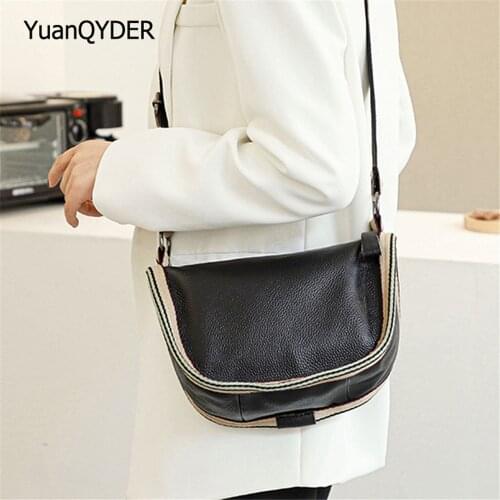 Fashion Shoulder Strap Design Womens Bag Luxury Designer Ladies Genuine Leather Shoulder Messenger Bags Bolsos De Mujer Bolsos