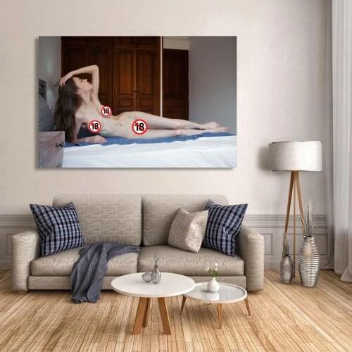 Wall Art Posters Hot Girl Milla Azul Ukrainian Stunner model Sexy Pictures Canvas Painting Art Print for Living Room Decor