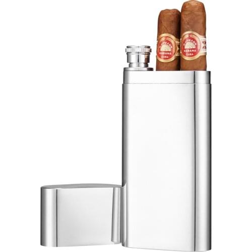 High quality Stainless steel pipe travel cigar tube CG-0129
