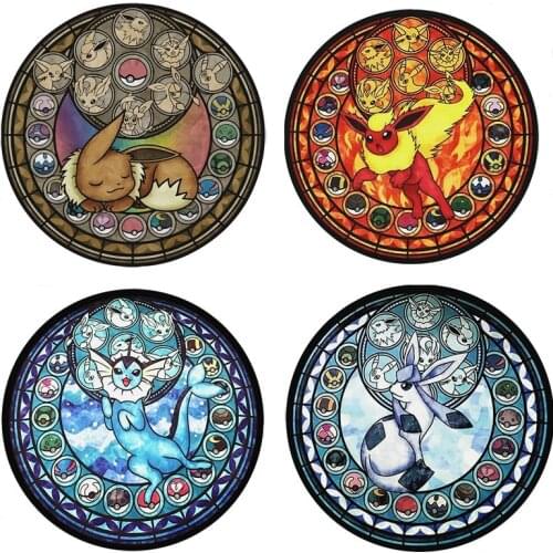 Pokemon Round carpet lovely Cartoons carpet living room bedroom Floor carpet Childrens room Non-slip Game pad Round mat carpet