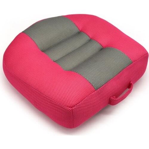Portable Car Booster Seat Cushion Thickened Non-slip Heightening Height Boost Mat Breathable Mesh Lift Seat Pad Interior