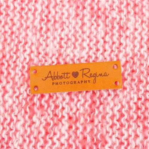 Handmade with love labels, Leather Tags, personalized tags, knit labels, Custom Name, Handmade, Custom Design (PB1617)