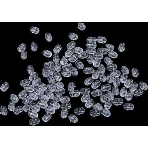 Fishing Beads Double Pearl Drill Cross Beads 5x8mm Pack of 100