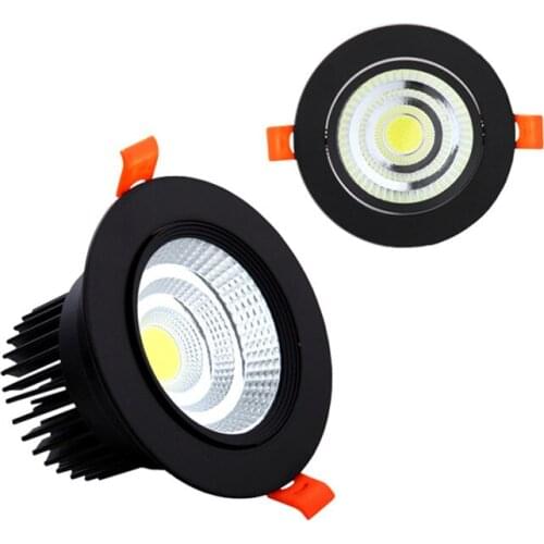 Dimmable AC85V-265V 5W 7W 9W 12W 20W 30W Ceiling downlight Epistar LED Recessed Ceiling lamp Spot light For home illumination