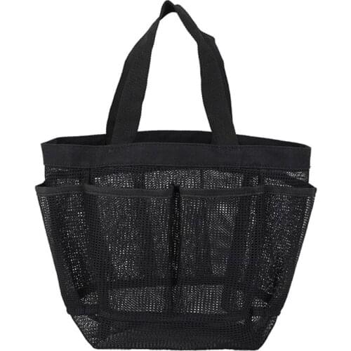 Multi-pocket Mesh Shower Caddy Tote Bag Hanging Portable Toiletry Bag for Men and Women College Dorm Essentials Quick Dry Bath