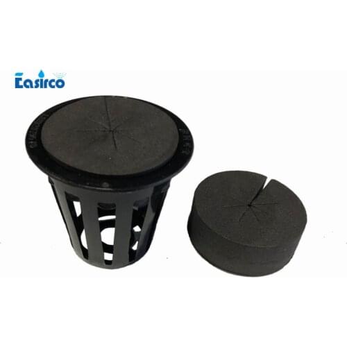 4.8CM Mesh pot with clone collar set Net cup for Hydroponics system.(10set)