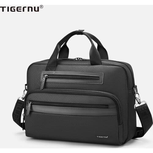 Мужские кожаные портфели Tigernu China At AliExpress