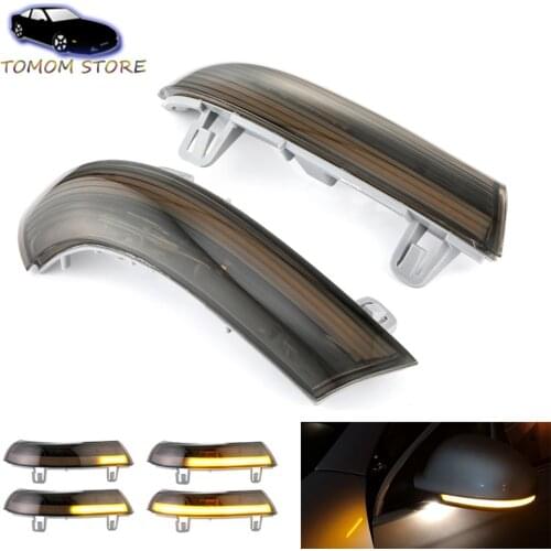 1pair dynamic flashing mirror indicator turn signal lights for Golf 5 Bora GTI EOS Jetta Sharan Passat Vento auto accessories