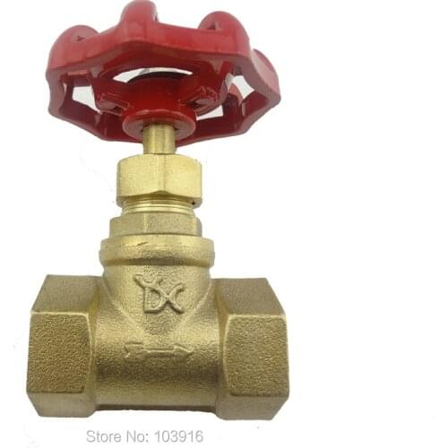 1 pcs of Brass Gate Valve G1" DN25(BSP) for Pipe Plumbing, Sluice Valve