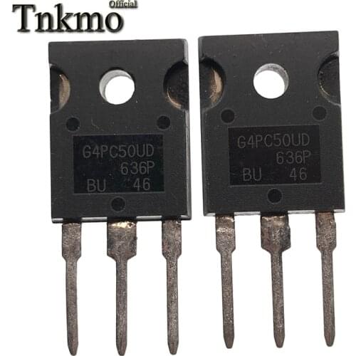 10PCS IRG4PC50UD TO-247 IRG4PC50U TO247 IRG4PC50 G4PC50UD G4PC50 4PC50 N-channel IGBT transistor chip 55A 600V New and original