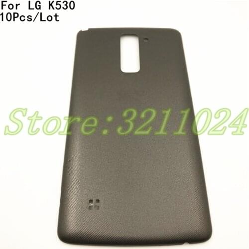 10Pcs/Lot Top Quality New Back Battery Rear Door Housing For LG Stylus 2 Plus K530 K530F K535 Back Cover Case