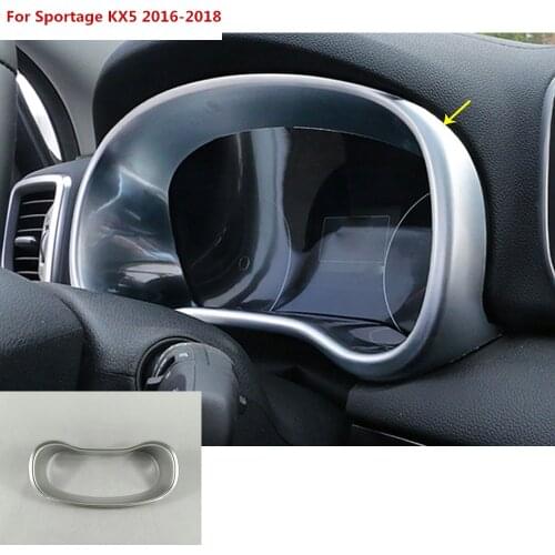 Car garnish detector trim ABS styling dashboard meter Instrument Panel gauge frame for Kia Sportage KX5 2016 2017 2018