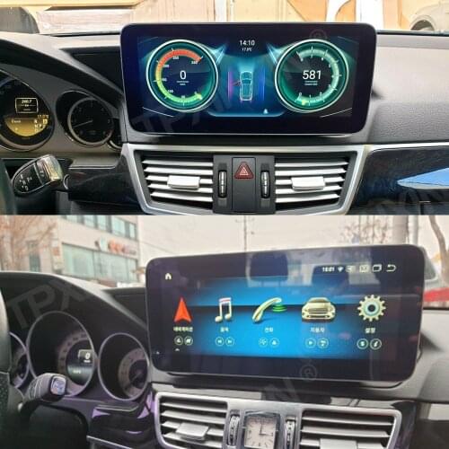 12.5 inch Android 10 8G+128G 4G LTE Car GPS Navigation Multimedia Player For Mercedes Benz E Class W212 E200 E230 E260 E300 S212
