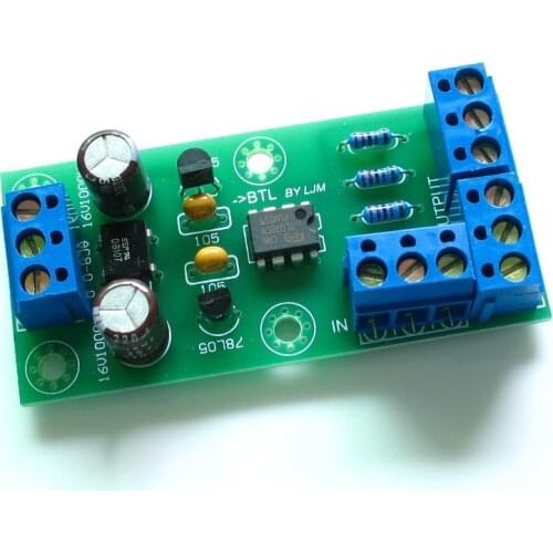 DIY kit BTL adapter board XLR to balance processor LJM