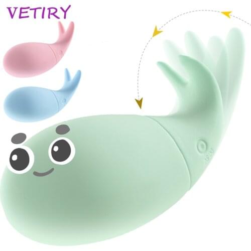 Whale Vibrator Vaginal Tighten Exercise Clitoris Stimulation Vibrating Egg G-spot Massage 10 Speeds Adult Sex Toys for Women
