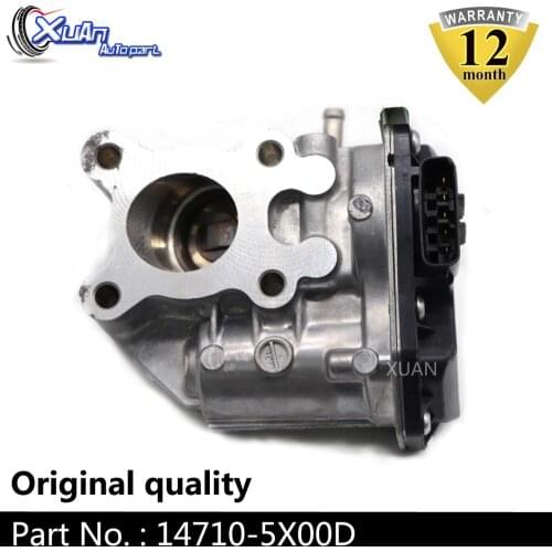 XUAN High Quality 14710-5X00C EGR EXHAUST GAS VALVE FOR NISSAN NAVARA CABSTAR 2.5 LTR 2011-2018 14710-5X00D