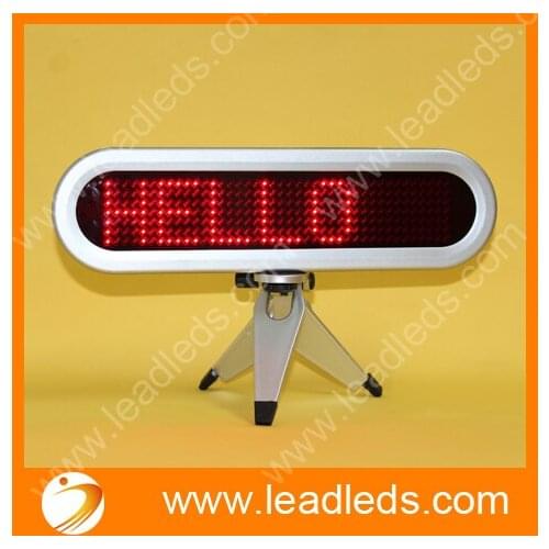 Red 7x41 pixels car Led Moving Display Sign running message display indoor usage