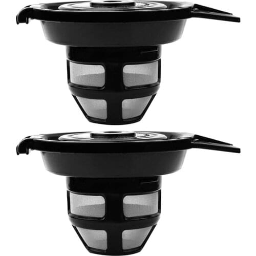 SANQ 2PCS Reuseable Coffee Capsule,Coffee Filter Basket Capsules Cup Compatible with Hamilton Beach FlexBrew 49979/2 Way