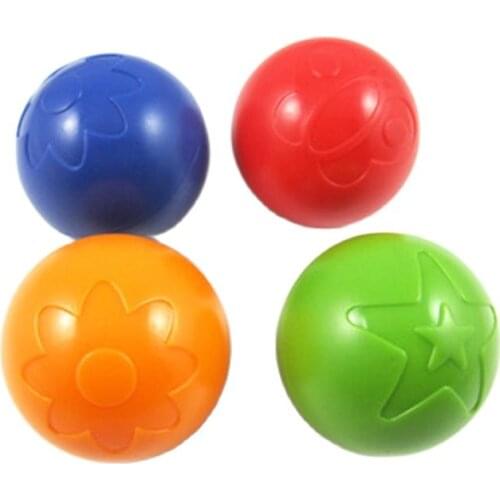 4pcs/set 5cm baby ball toys Baby tactile senses and color developing toys bath playing ball Bouncing ball set