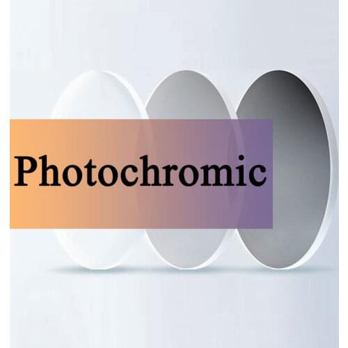 Photochromic Optical Lens Grey Prescription Aspheric Myopia Presbyopia Scratch-resistant 1.56 1.61 1.67 Index