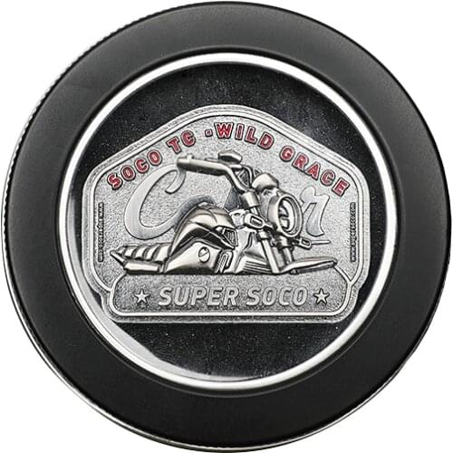 Original Super Soco Metal Badge