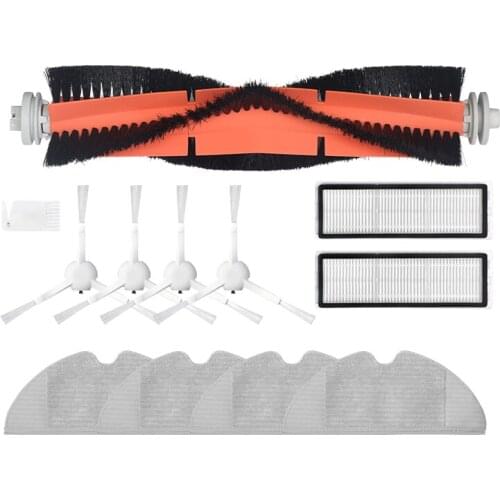 Main Roller+Side Brush+Hepa Air Filter+Mop Cloth for Xiaomi Dreame F9 er Vacuum Robot Replacements Part Accessories