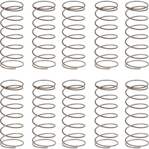 10 Pcs Silver Metal Trombone Springs for Brass Instrument Parts
