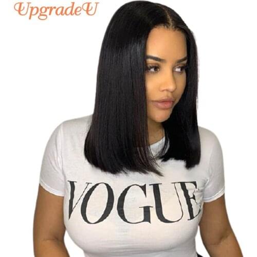 Straight Human Hair Wigs Short Bob Pixie Cut Lace Part Wigs For Women Prepluck Bob Lace Front Human Hair Wigs Lace Frontal Wig