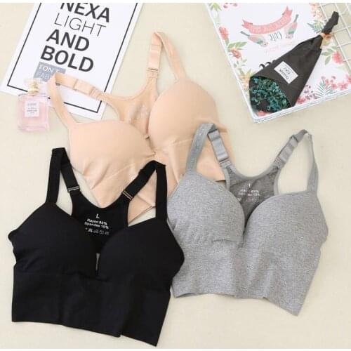 Sports Bra Without Steel Ring Gathered Comfortable And Breathable 3D Thin Cup Bra Yoga Running Fitness Training Sports TOP