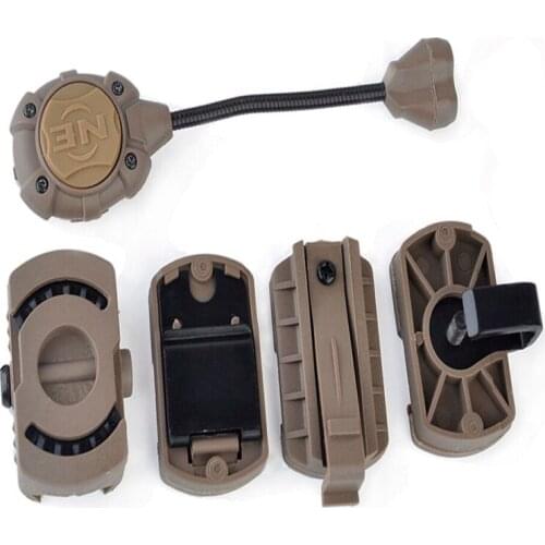 Tactical Helmet LED Light Princeton Tec MPLS2 Combo Airsoft Green/Red With IR Rail Lamp Hunting Weapon Lights