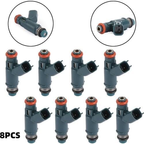 Areyourshop 8PCS Fuel Injectors Fit ForJaguar 4.2L 2003-2009 Land Rover 4.2L 2008-2009 4650544 AJ811177 Car Accessories Pats