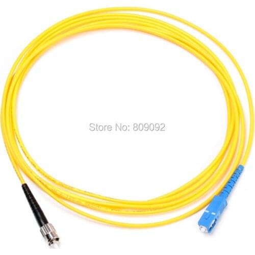 3M Yellow high quality SC-ST Singlex 9/125 SingleMode SM Connector Fiber Optic Cable Patch Cord Jumper Cable