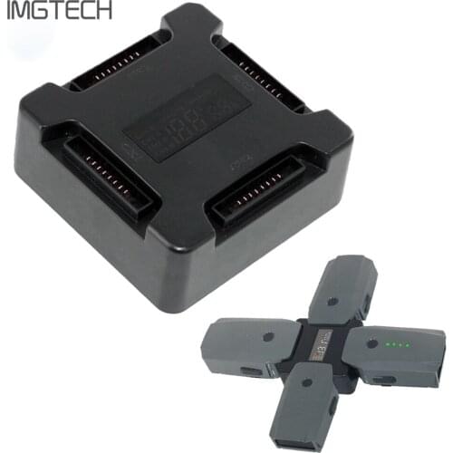 4-In-1 Rapid Battery Charger Smart Multi Battery Intelligent Charging Hub With Charge Indicator LCD Display