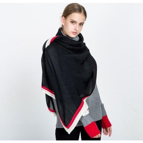 160*95cm Cashmere imitation Shawl Scarf Autumn Winter Scarves Men Foulard Square Hijab Ladies wrap muffler pareo female hijab