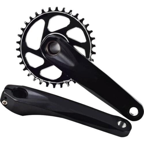 170mm Bottom Bracket Bicycle Crank 32/34/36/38T Round Sprocket with Bottom Bracket MTB Bike Crank Set Cycling Accessories