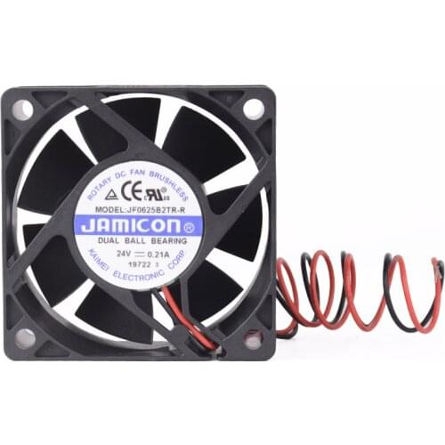JAMICON JF0625B2TR -r 24 v 0.21 A 6 cm 6025 2 line cooling fan