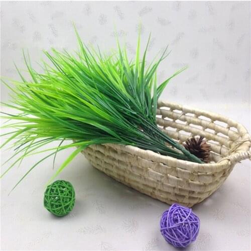 5 Piece Artificial Plants Plastic Green Grass Flowers Household Wedding Spring Summer Living Room Decor