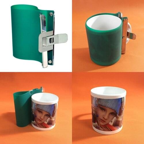 5pcs/lot heat press machine consumables Sublimation Silicone Mug Wraps For 3D Sublimation Vacuum Transfer Machine using