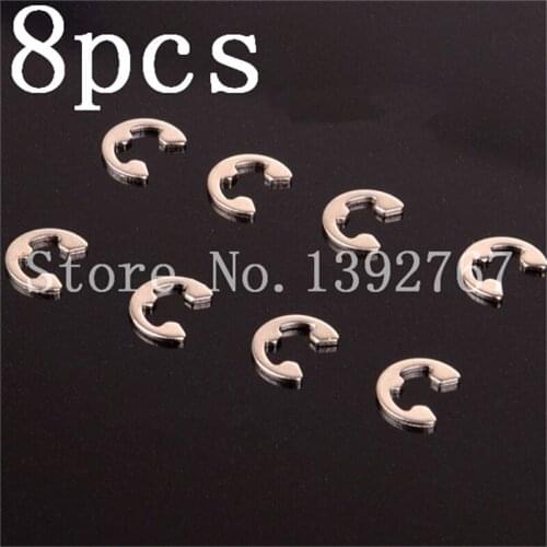 8Pcs/Set HSP Racing RC Car Spare Parts E-CLIP 2.5 60043 For 1/8 Scale Off Road Baja Hobby Accessories SAVAGERY CAMPER