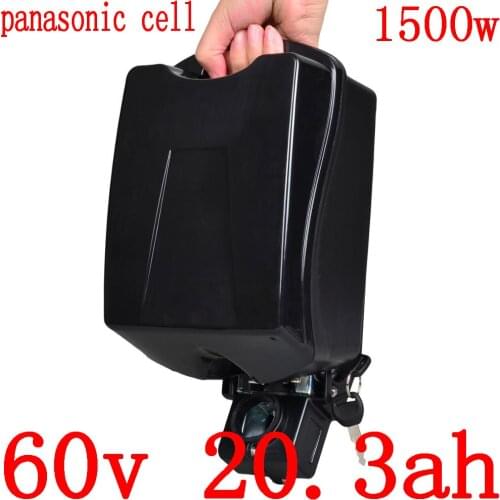 60V 1000W 1500W electric scooter battery 60V 20AH Lithium battery 60V 15AH 17AH 20AH electric bicycle battery use panasonic cell