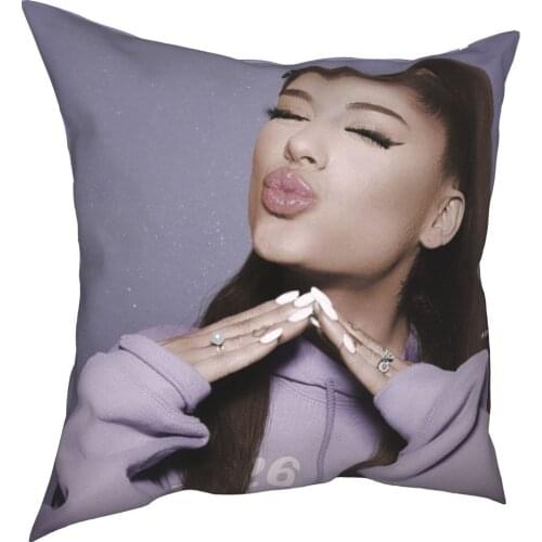 Ariana Grande decorative cushion cover sexy beauty cushion cover 45cm linen pillow residential culture