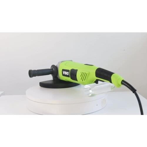 VIDO 2600w heavy duty 230mm 9 inch electric angle grinder with wear resistant grear large-capacity durable switch