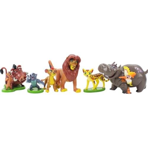 6pcs/Set cartoon The Lion King Simba Nala Timon Model Figurine PVC Action Figures Classic Toys Children Gifts