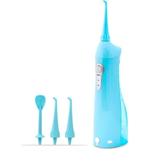 2 Modes Portable Oral Irrigator Cordless Water Dental Flosser USB Rechargeable Nozzles Water Jet Floss Tooth Pick 135ml